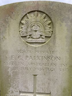Private Edwin George Parkinson 