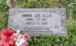 Minnie Lee Ellis 