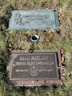 Catherine Mary <I>MacDonald</I> MacAulay 
