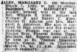 Margaret Maud <I>Child</I> Allen 