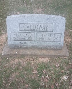 Vera Jane <I>Sharpe</I> Galloway 