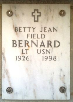 Betty Jean <I>Field</I> Bernard 