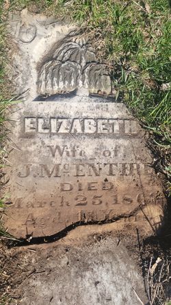 Elizabeth “Eliza” <I>Warren</I> McEntire 