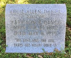 Louie E. <I>Allen</I> Dance 