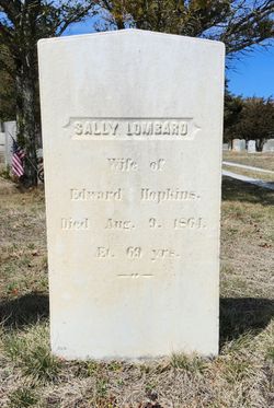 Sally <I>Rich</I> Lombard Hopkins 