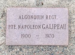 PVT Napoleon Galipeau 