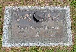 Mary <I>Adams</I> Brewer 