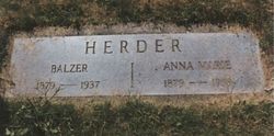 Anna Marie <I>Kaufman</I> Herder 