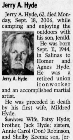 Jerry Albert Hyde 