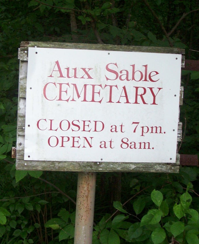 Aux Sable Cemetery