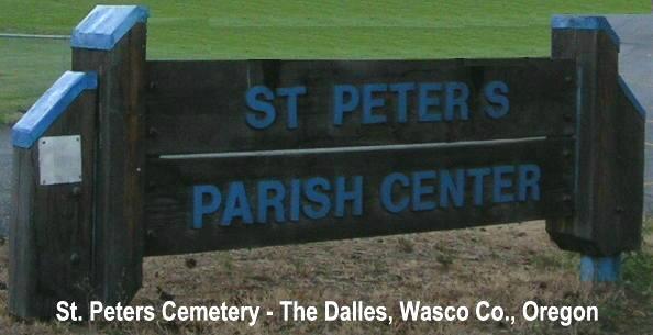 Saint Peters Parish Center Cemetery