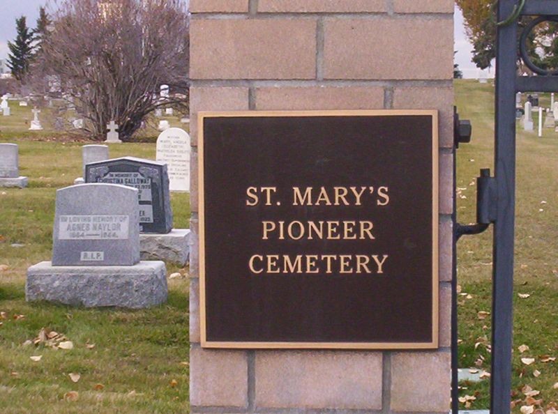 Saint Mary's Pioneer Cemetery
