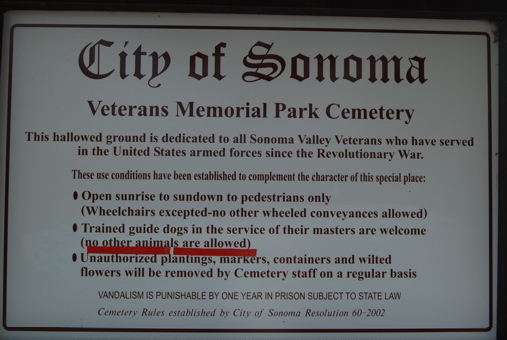 Sonoma Veterans Cemetery