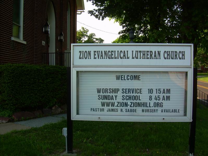 Zion Evangelical Lutheran Church Cemetery