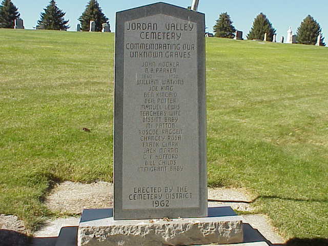 Jordan Valley Cemetery