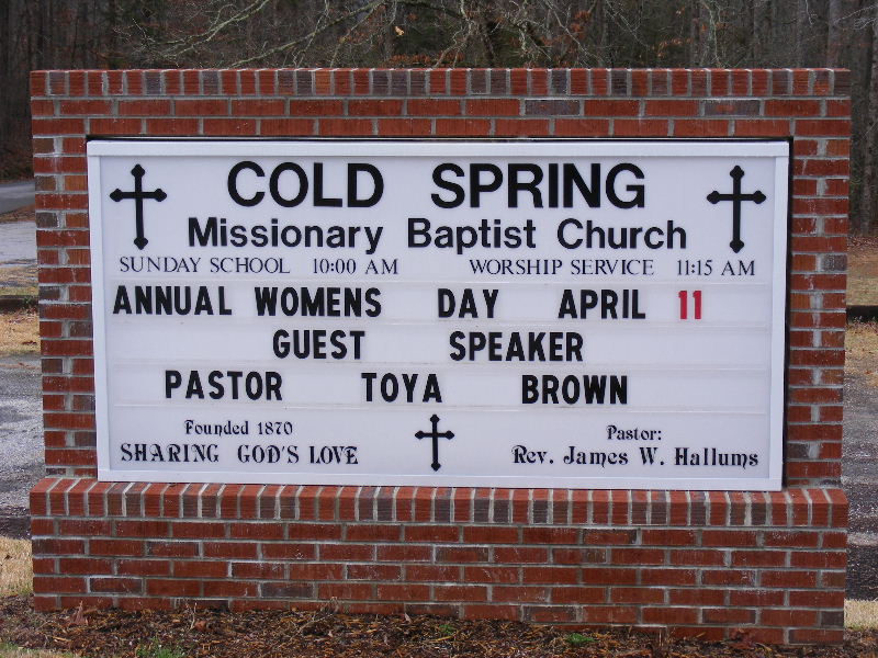 Cold Spring Baptist Church Cemetery