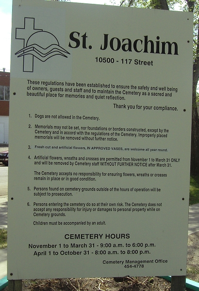 Saint Joachims Cemetery