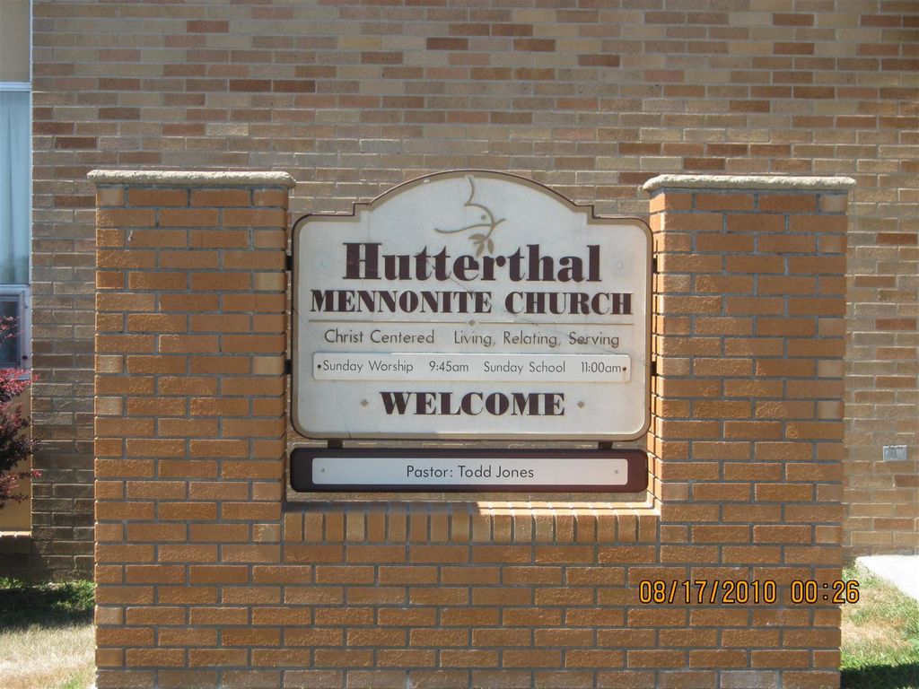 Hutterthal Mennonite Church Cemetery