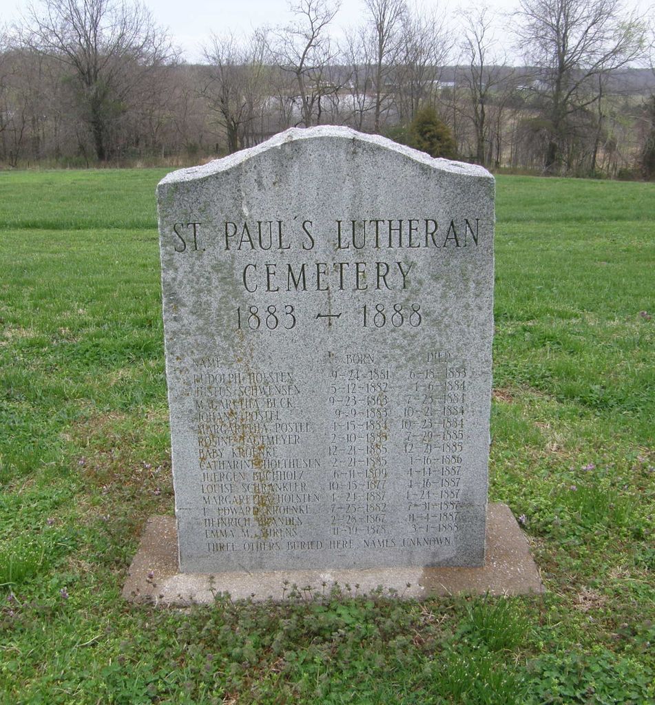 Saint Pauls Lutheran Cemetery Original