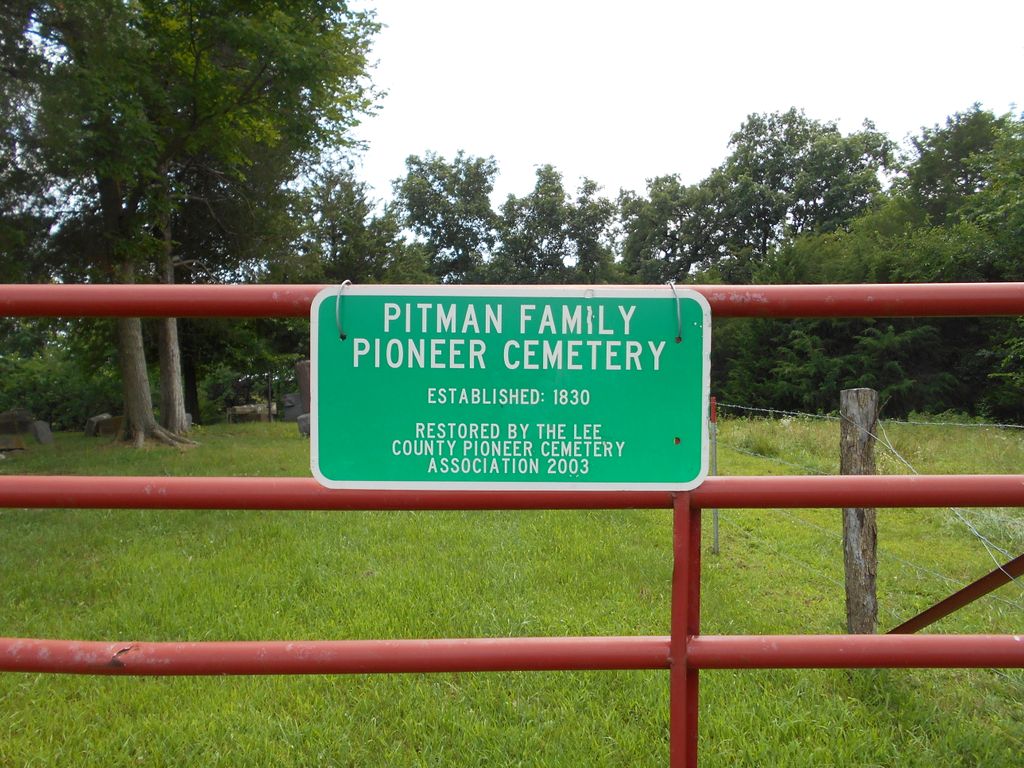 Pitman Family Pioneer Cemetery