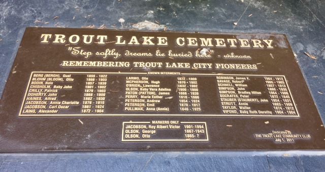 Trout Lake Cemetery