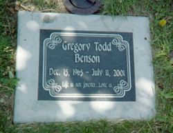  Gregory Todd Benson