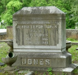  Sarah Virginia “Jennie” <I>Lemon</I> Jones