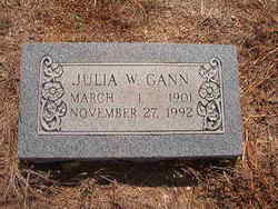  Julia <I>Woodul</I> Gann