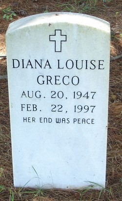 Diana Louise Chadwick Greco (1947-1997)