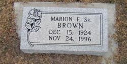  Marion Frankford Brown Sr.