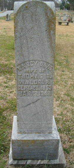  Nancy Jane <I>Davis</I> Waldrop