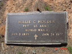 Willie Claude Holder (1893-1977)