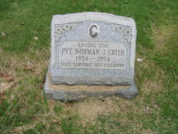 Pvt Norman Jay Grier