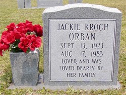  Jacqueline L <I>Krogh</I> Orban