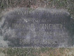  Jennie Blanche <I>Parker</I> Fincher