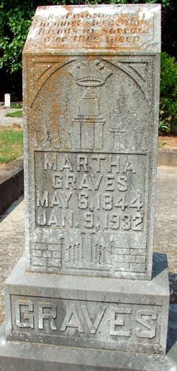  Martha “Mattie” <I>Fielding</I> Graves