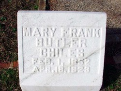  Mary Frances <I>Butler</I> Chiles
