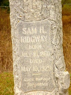  Samuel Houston Ridgway