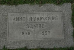  Anne Elizabeth <I>Horrocks</I> Squire