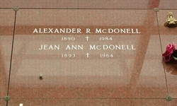  Alexander R McDonell