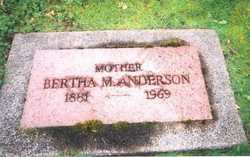  Bertha May <I>Stedham</I> Anderson