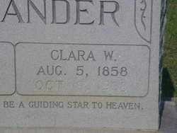  Clara White <I>Ramsey</I> Alexander