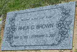  Rhea C. Brown