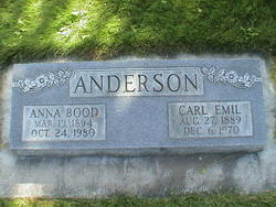  Anna Katherine <I>Bood</I> Anderson