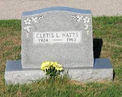  Cletis Leroy Watts