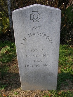 Pvt J. H. Hargrove