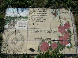  Lillian Kathryn Florence <I>Evans</I> Olson