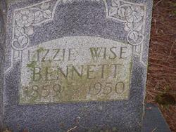  Lizzie <I>Wise</I> Bennett