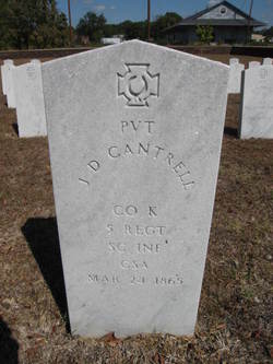Pvt John Dillard Cantrell