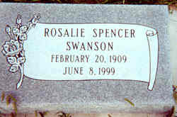 Rosalie <I>Spencer</I> Swanson